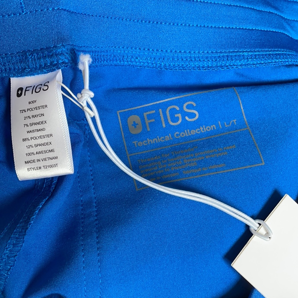Figs Livingston scrub pants L Tall royal blue